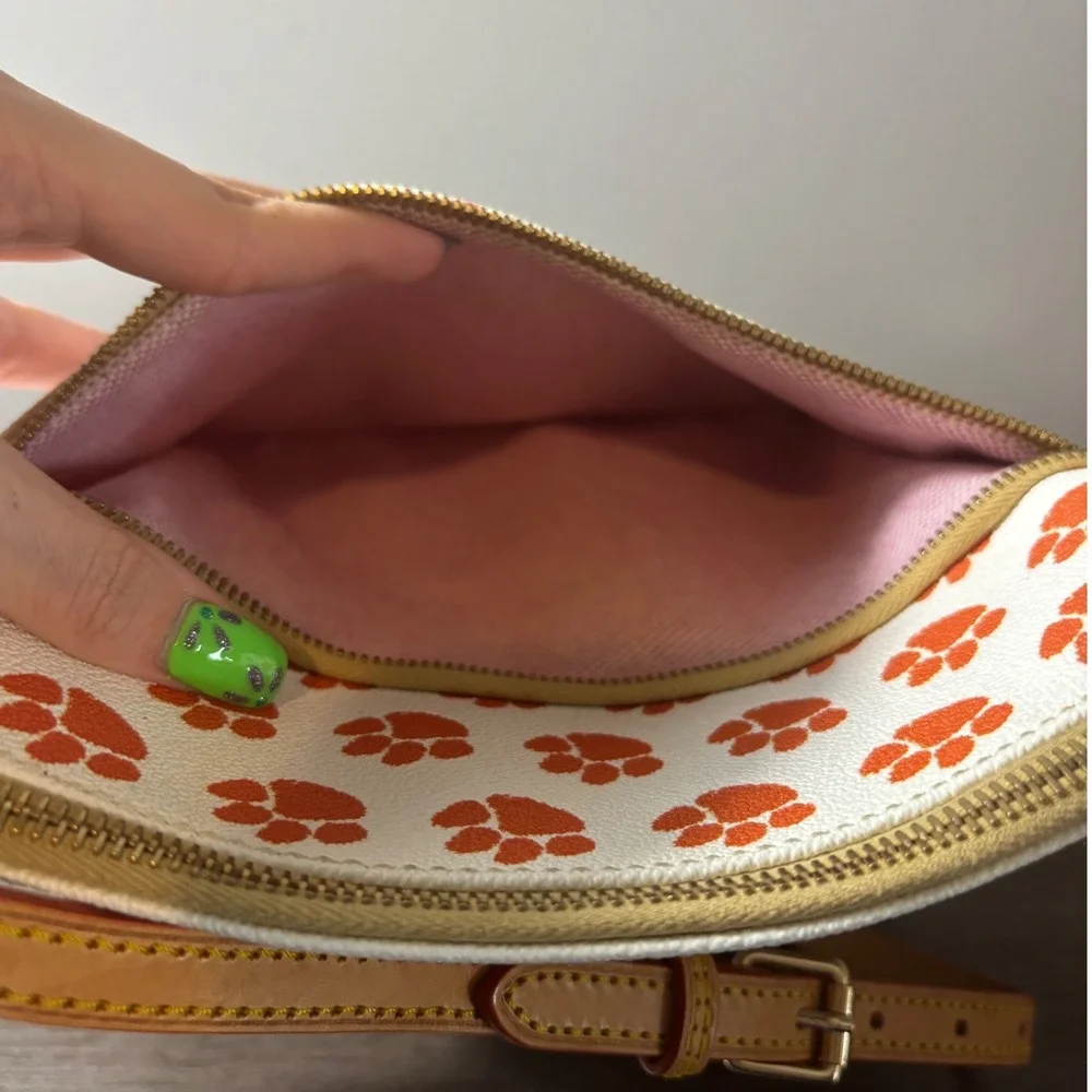 Dooney & Bourke Clemson University Tigers Paw Print Bag